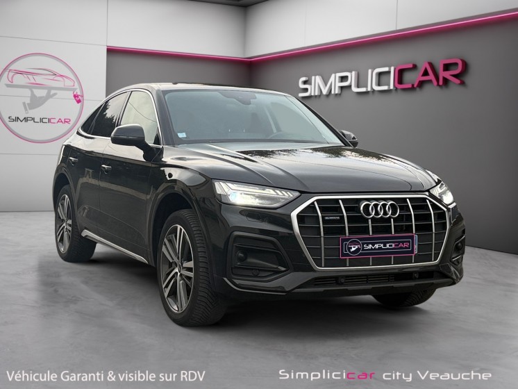 Audi q5 sportback 50 tfsie 299 s tronic 7 quattro avus 1ère main / radar av arr / caméra arr / carplay /sièges chauffants...