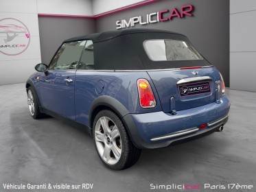 Mini cooper 1,6l cooper capote ne fonctionne pas’/ radar de recul occasion paris 17ème (75)(porte maillot) simplicicar...