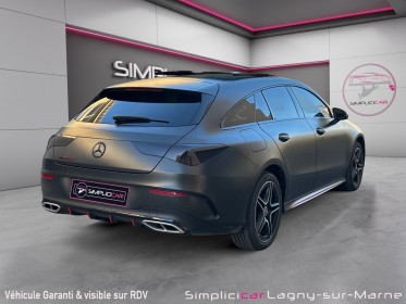 Mercedes cla shooting brake 250 e 8g-dct amg line - covering noir/pailleté - toit ouvrant - caméra de recul occasion...