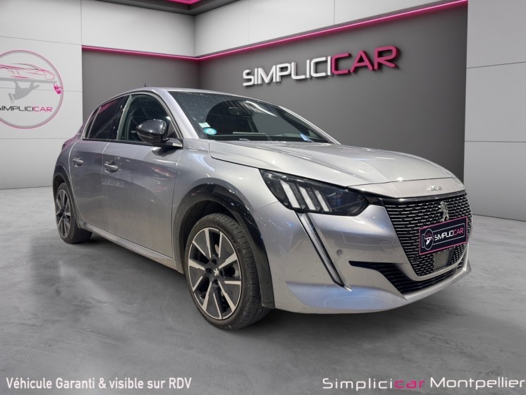Peugeot 208 electrique 50 kwh 136ch gt line occasion montpellier (34) simplicicar simplicibike france
