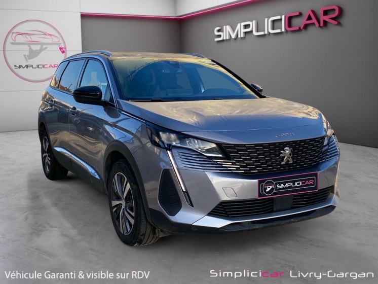Peugeot 5008 hybrid 136 e-dcs6 allure pack occasion simplicicar livry gargan simplicicar simplicibike france