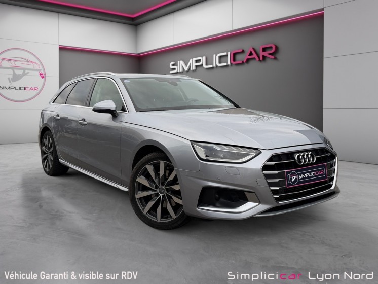 Audi a4 avant 35 tfsi 150 s tronic 7 avus toit ouvrant virtual cockpit 12 mois garantie occasion simplicicar lyon nord...