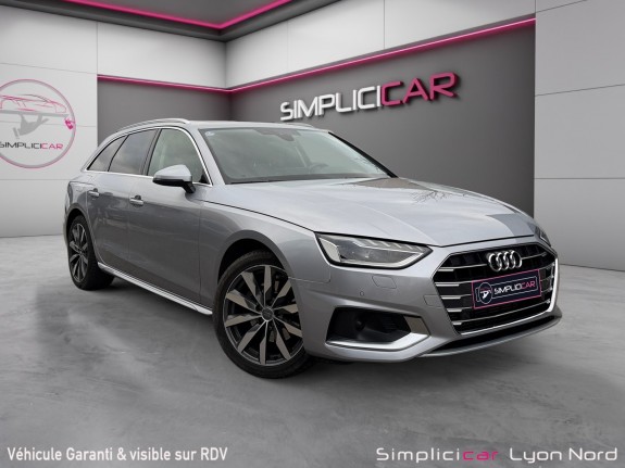 Audi a4 avant 35 tfsi 150 s tronic 7 avus toit ouvrant virtual cockpit 12 mois garantie occasion simplicicar lyon nord...