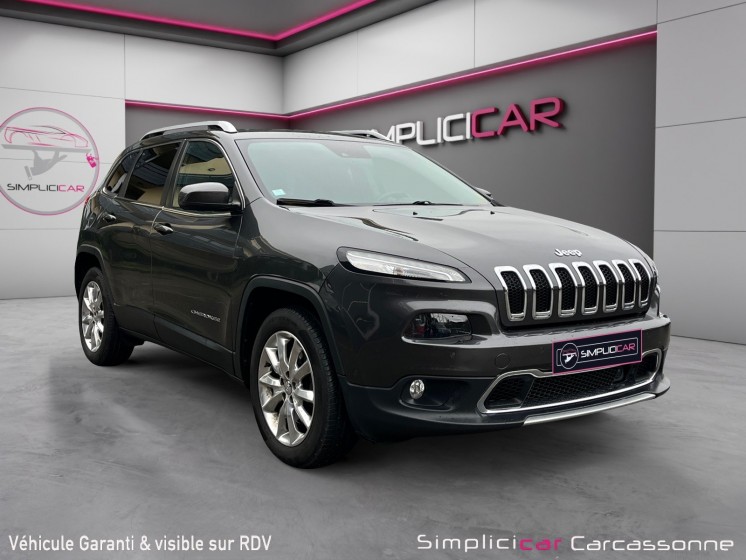 Jeep cherokee 2.2l multijet ss 200 active drive i bva limited occasion simplicicar carcassonne simplicicar simplicibike france