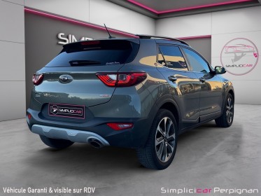 Kia stonic 1.0 t-gdi 120 ch premium suivi complet toit ouvrant caméra garantie 12 mois occasion simplicicar perpignan ...