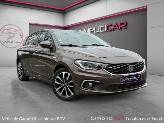 Fiat tipo 5 portes 1.6 multijet 120 ch camera de recul attelage carplay garantie 12 mois occasion simplicicar toulouse sud...