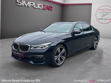 Bmw serie 7 g11/g12 2018 740e iperformance 326 ch m sport a, caméra 360, harman kardon, softclose, toit ouvrant, garantie...