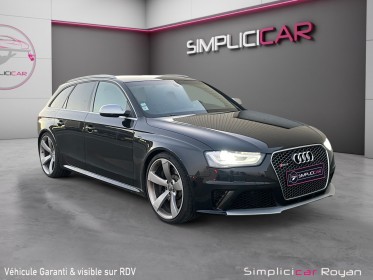 Audi rs4 avant b8 4.2 v8 fsi 450 ch quattro s tronic 7 rapports pack f1 / entretien à jour / garantie 12 mois occasion...