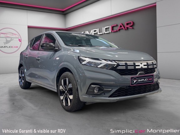 Dacia sandero tce 90 expression caméra de recul garantie 2027 occasion montpellier (34) simplicicar simplicibike france