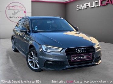 Audi a3 sportback 1.6 tdi 110 s line - siege s chaffants - gps - climatisation automatique bi zone occasion simplicicar lagny...