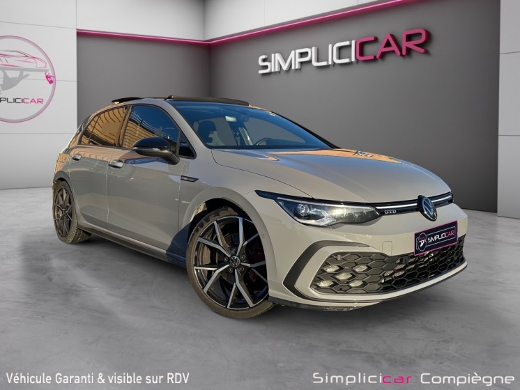 Volkswagen golf 8 gtd 200ch - gris nardo - full  - immat fr - occasion simplicicar compiegne simplicicar simplicibike france