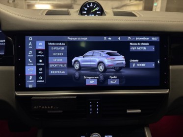 Porsche cayenne coupe e-hybrid 3.0 v6 462 ch tiptronic bva - caméra 360 - carplay - sono bose occasion champigny-sur-marne...