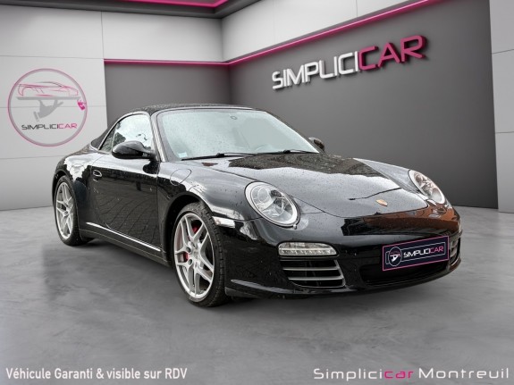 Porsche 911 carrera 4 cabriolet 997 s cabriolet 3.8i 385 pdk a, entretien porsche occasion montreuil (porte de vincennes)(75)...