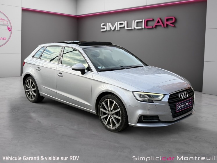 Audi a3 sportback tfsi 150 s tronic 7 s line/cuir complet/entretien et suivi complet/ pack hifi/toit ouvrant/garantie 12 mois...