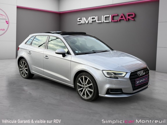 Audi a3 sportback tfsi 150 s tronic 7 s line/cuir complet/entretien et suivi complet/ pack hifi/toit ouvrant/garantie 12 mois...