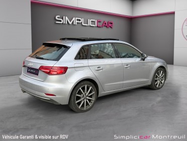 Audi a3 sportback tfsi 150 s tronic 7 s line/cuir complet/entretien et suivi complet/ pack hifi/toit ouvrant/garantie 12 mois...
