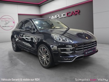 Porsche macan turbo 3.6l v6 400 ch pdk française révisée porsche approved sièges electriques toit ouvrant occasion...