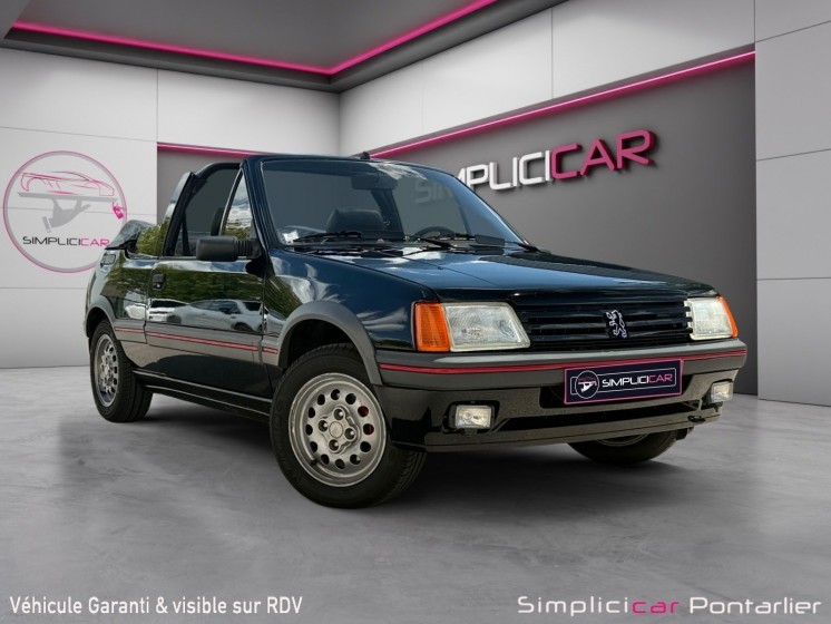 Peugeot 205 cti 1.6 cabriolet collector numÉrotÉ occasion simplicicar pontarlier auto  simplicicar simplicibike france