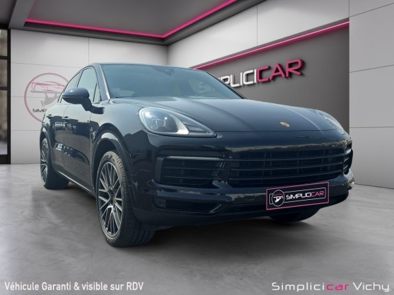 Porsche cayenne coupe 3.0 l v6 340 ch tiptronic bva apple carplay sièges electriques cuirs française pas de malus...
