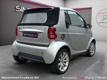 Smart  fortwo cabriolet occasion paris 17ème (75)(porte maillot) simplicicar simplicibike france