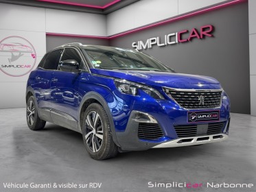 Peugeot 3008 2.0 bluehdi 150ch ss bvm6 gt line caméra carplay radar av ar garantie 12 mois occasion simplicicar narbonne...