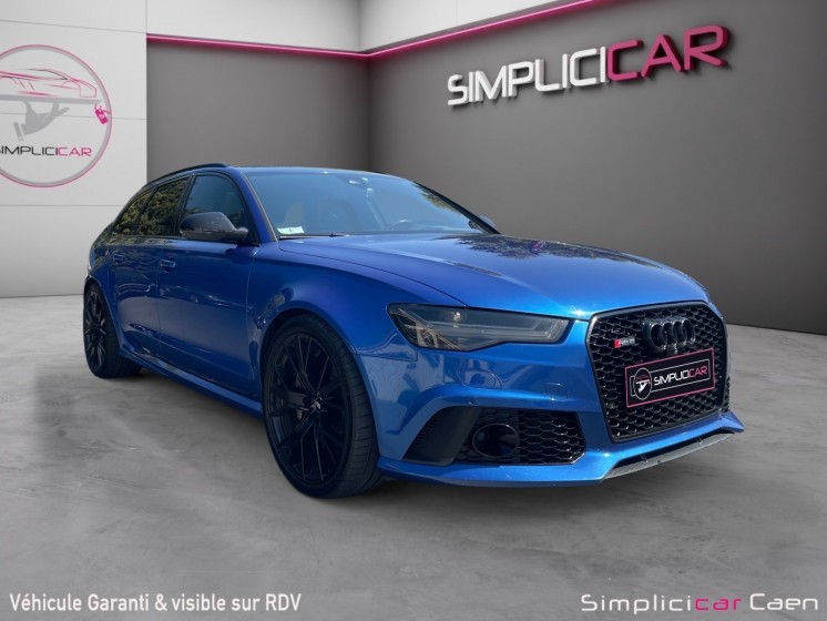 Audi rs6 avant performance v8 4.0 tfsi 605 freins céramiques / ligne milltek / origine france garantie 12 mois occasion...