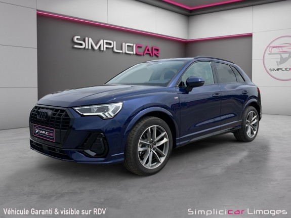 Audi q3 q3 35 tfsi 150 ch s tronic 7 s line black edition garantie constructeur occasion simplicicar limoges  simplicicar...