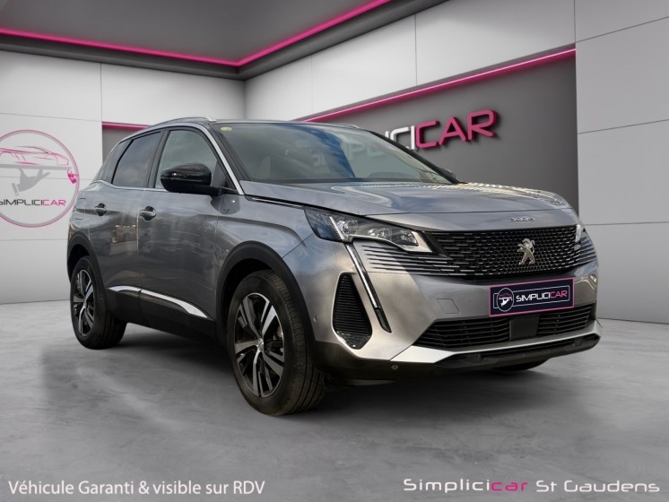 Peugeot 3008 bluehdi 130ch ss eat8 gt caméra de recul gps siège cuir/tissus garantie 12 mois occasion simplicicar labarthe...