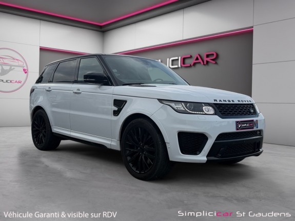 Land rover range rover 5.0l v8 svr supercharged caméra de recul sièges électriques sound system meridian garantie 12 mois...