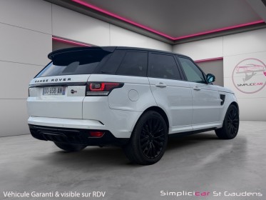 Land rover range rover 5.0l v8 svr supercharged caméra de recul sièges électriques sound system meridian garantie 12 mois...