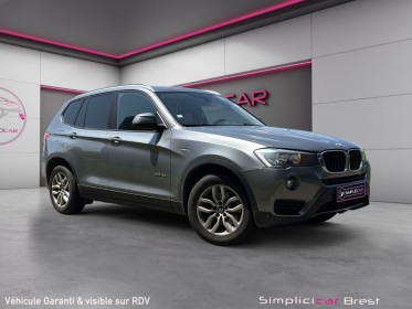 Bmw x3 f25 lci sdrive18d 150ch lounge - garantie 12 mois occasion simplicicar brest simplicicar simplicibike france