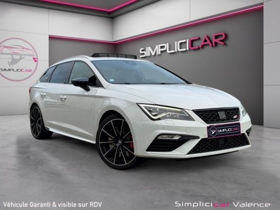 Seat leon st 2.0 tsi 300 dsg6 4drive cupra echappement sport caméra toit ouvrant sièges chauffants alcantara garantie 12...