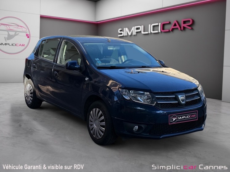 Dacia sandero e6 lauréate 1.2 16v 75 occasion cannes (06) simplicicar simplicibike france