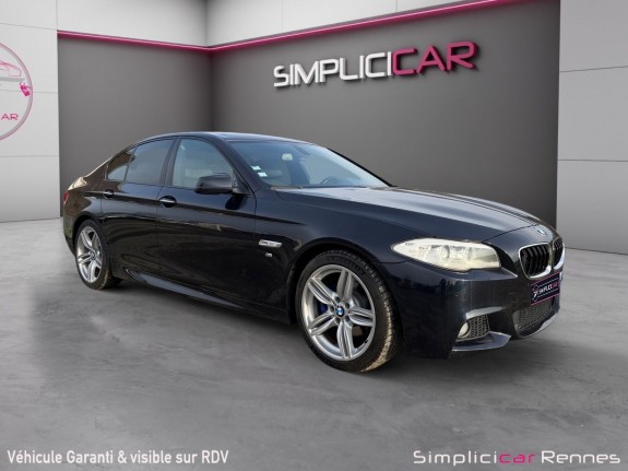 Bmw serie 5 f10 520d 184ch m-sport - carbonne schwartz - radar av ar - coffre electrique - siege electrique occasion...