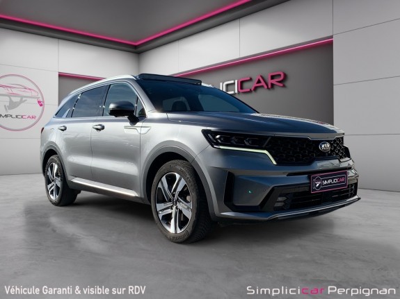 Kia sorento 1.6 t-gdi 7pl hybride rechargeable 265 ch 4x4 design garantie contructeur caméra/sièges chauffants ventilés......