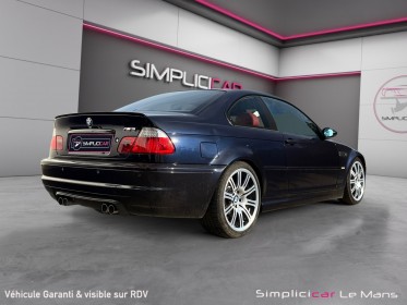 Bmw m3 coupe e46 entretien et grosse révision complète garantie 12 mois occasion simplicicar le mans simplicicar...