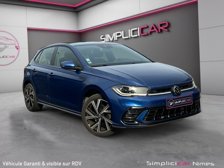 Volkswagen polo 6 1.0 tsi 110 dsg7 r-line - sièges chauffants - iq light - carplay - garantie 12 mois occasion simplicicar...