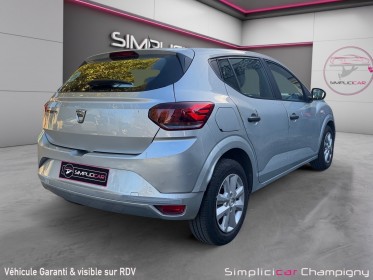 Dacia sandero sce 65 essentiel occasion champigny-sur-marne (94) simplicicar simplicibike france