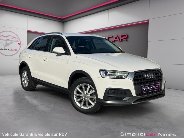 Audi q3 business 2.0 tdi ultra 150 ch - attelage - coffre et rétro électrique - garantie 12 mois occasion simplicicar nimes...