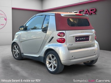 Smart fortwo cabrio smart  1.0 71ch mhd passion occasion cannes (06) simplicicar simplicibike france