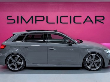 Audi rs3 sportback 2.5 tfsi 400 s tronic 7 quattro - gris nardo - suivi audi complet - toit ouvrant - camÉra - garantie...
