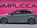 Audi rs3 sportback 2.5 tfsi 400 s tronic 7 quattro - gris nardo - suivi audi complet - toit ouvrant - camÉra - garantie...