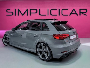 Audi rs3 sportback 2.5 tfsi 400 s tronic 7 quattro - gris nardo - suivi audi complet - toit ouvrant - camÉra - garantie...