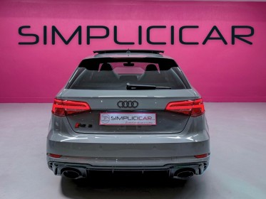 Audi rs3 sportback 2.5 tfsi 400 s tronic 7 quattro - gris nardo - suivi audi complet - toit ouvrant - camÉra - garantie...
