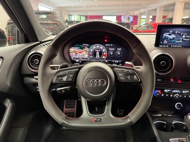 Audi rs3 sportback 2.5 tfsi 400 s tronic 7 quattro - gris nardo - suivi audi complet - toit ouvrant - camÉra - garantie...