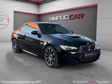 Bmw m3 cabriolet e93 rhd - dkg - suivi entretien - immatriculation française - garantie 12 mois occasion simplicicar toulon...