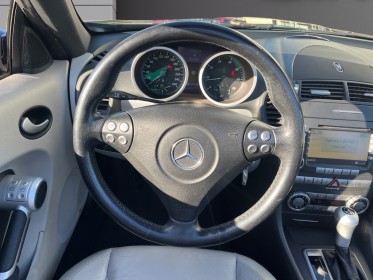 Mercedes slk 200 k a intérieur gris / bluetooth / siège chauffant / chauffe nuque / gps / garantie 12 mois occasion...