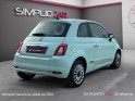 Fiat 500 serie 6 1.2 69 ch eco pack lounge toit pano bluetooth radar ar garantie 12 mois occasion simplicicar orleans...