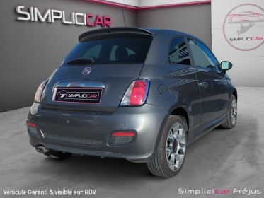 Fiat 500 1.2 8v 69 ch s siege en cuir radar de recul garantie 12 mois occasion simplicicar frejus  simplicicar simplicibike...