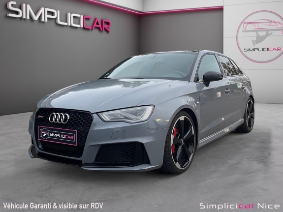 Audi rs3 sportback 367 gris nardo / toit ouvrant / bose sans fap garantie audi occasion  simplicicar nice - pfvauto...